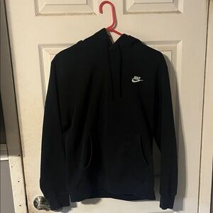 Nike Men's Black and White Hoodie